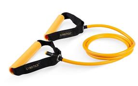 Pretestības gumija Gymstick Pro Exercise Tube 61117-1, 155 cm x 14 cm x 2 cm, dzeltena krās.