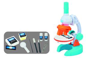 Žaislinis mikroskopas Eastcolight Lets Explore, žalia