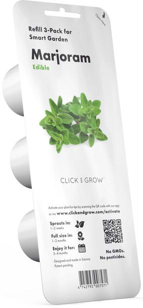 Išmanios daigyklos sėklos Click & Grow, mairūnas, 40 g, 3 vnt.