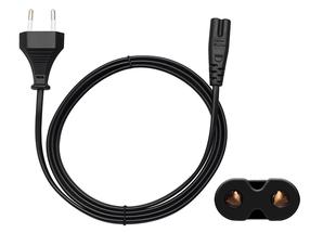 Maitinimo laidas Blow 4418 Euro plug Male (vyriška), C7 Female (moteriška), 1.5 m, juoda sp.