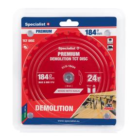 Pjovimo diskas Specialist+ Premium, 184 mm x 1 mm x 20 mm