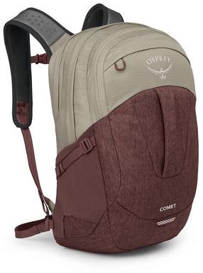 Matkaseljakott Osprey Comet, kreemjasvalge/punane v., 30 l, 16"