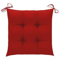 Kėdžių pagalvėlė VLX Fabric 314916, raudona sp., 50 cm x 50 cm, 6 vnt.