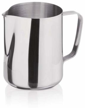 Puodelis pienui Was DE1231602100, 1000 ml, Ø 10.5 cm, sidabro sp., nerūdijantysis plienas