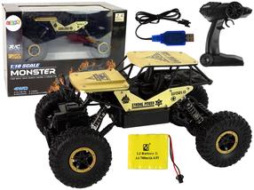  Rc automobilis Lean Toys Monster 15793, ruda sp.