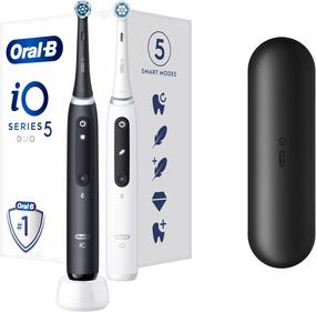 Elektriline hambahari Oral-B iO Series 5 Duo, valge v./must v.