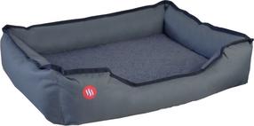 Guļvieta mājdzīvniekiem Glovii Heated Pet Pen, melns krās./pelēka krās., 60 cm x 80 cm
