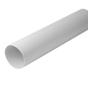 Ventilācijas kanāls Europlast A125-1, abs plastmasa, 1 m x 125 mm