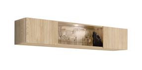 Vitrīna ASM Fly 52, koka krās., 160 cm x 29 cm x 30 cm