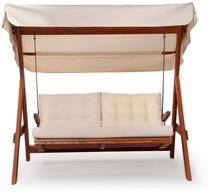 Lauko sūpynės Kalune Design Helen 2000, rusva sp., 148 cm x 190 cm x 180 cm