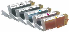 Tintes printera kasetne Uprint PGI-550/CLI-551, zila krās./melna krās./sarkana krās.