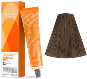 Juuksevärv Kadus Professional Demi-Permanent Color, light brunette brown ash v., 5/71, 60 ml