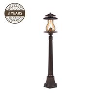 Pastatomas lauko šviestuvas Domoletti 009-PS, 60W, E27, IP43, ruda sp., 20.5 cm x 106 cm