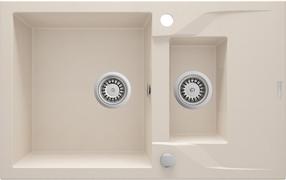 Кухонная мойка Deante Andante ZQN 5513, гранит, 78 см x 49 см x 18 см, светло-коричневый цв.