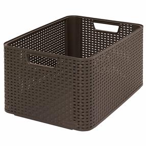 Hoiukast, esemete hoidmiseks Curver 205850, 30 l, pruun v., 43.6 x 32.6 x 23 cm