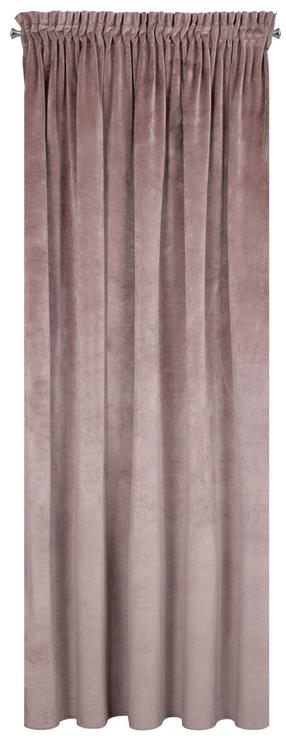 Naktinė užuolaida Villa ZAK-12, šviesiai rožinė sp., 140 cm x 270 cm