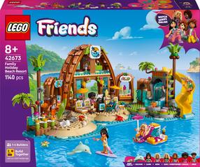 Конструктор LEGO® Friends Семейный отдых на пляже 42673, 1140 шт.