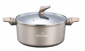 Kastrul Swiss Haus Lake Geneva SH-LC24CH, Ø24 cm, 4.97 l, šampanja v.