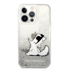 Telefono dėklas Karl Lagerfeld Liquid Glitter for Apple iPhone 13 Pro Max, sidabro sp., Apple