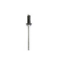 Aliumininės kniedės pusapvale galva Haushalt RAL9005, 3.2 mm x 8 mm, 50 vnt.