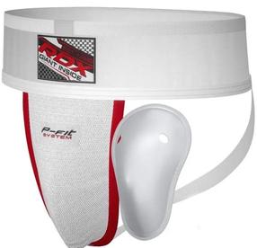 Bandaaž RDX H1 Groin Guard GGX-H1W-M+, valge v., M