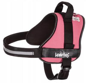 Petnešos šunims Hobbydog Julletta, rožinė sp., 830 - 1090 mm x 220 mm, XXXL