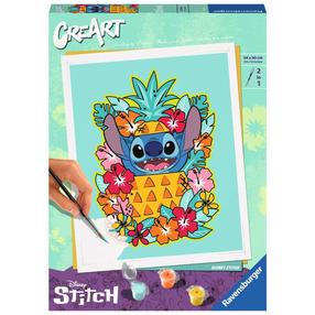 Glezna pēc numuriem Ravensburger CreArt Disney Stitch, daudzkrāsaina, 24 x 30 cm
