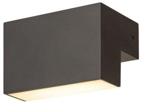 Āra sienas lampa SLV L-Line Out, 7W, LED, IP65, antracīta krās., 15 cm x 10 cm