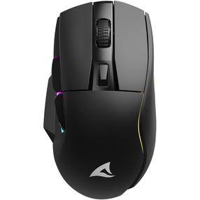 Belaidė žaidimų pelė Sharkoon SGM50W, rf / usb-a, juoda sp.