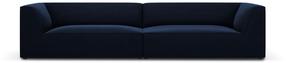 Sofa Micadoni Home Ruby Velvet, mėlyna sp., 302 x 93 cm x 69 cm