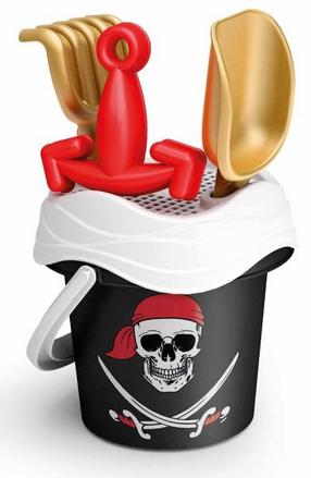 Smėlio žaislų rinkinys Pirate, įvairių spalvų, 130 mm x 130 mm