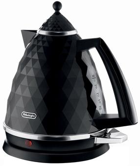 Elektrinis virdulys DeLonghi KBJ2001BK, 1.7 l, juoda sp.