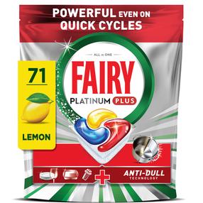 Nõudepesumasina tabletid Fairy Platinum Plus All in One, 71 tk