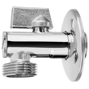 Rutulinis ventilis su filtru Invena ZW-12-015-G, uždaromasis, unitazo bakeliui, skalbimo mašinai, 1/2" x 1/2"