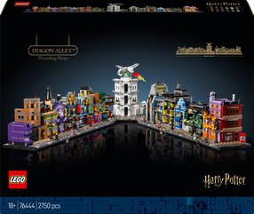 Konstruktorius LEGO® Harry Potter™ Skersinio skersgatvio burtininkų parduotuvės 76444, 2750 vnt.