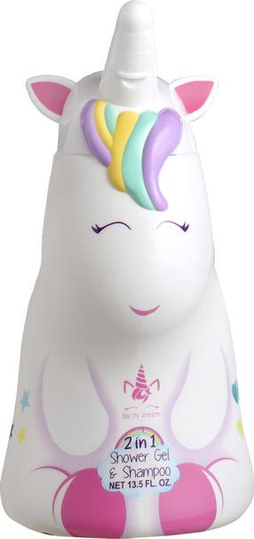 Bērnu dušas želeja un šampūns Air Val International Unicorn, 400 ml