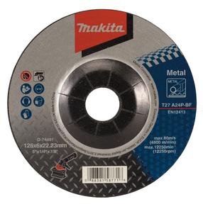 Šlifavimo diskas Makita D-74491, 125 mm x 22.23 mm