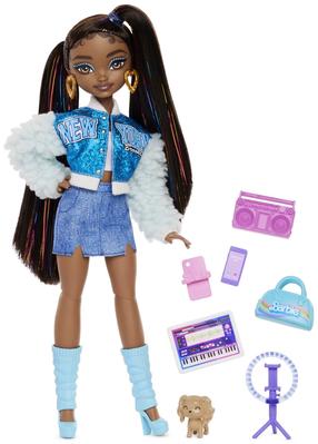 Lėlė su priedais Mattel Barbie Dream Besties Brooklyn, 30 cm, mėlyna sp.