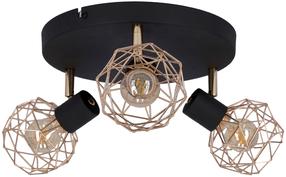 Valgusti lagi Candellux Lighting Acrobat, E14, 3 x 40 W, vask v./must v. / must v.