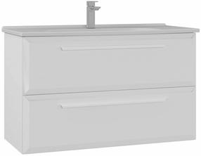 Vannas istabas skapis ar izlietni Kalune Design Nuvola, balts krās., 50 cm x 100 cm x 62 cm