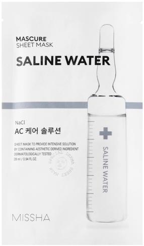 Маска для лица Missha Mascure AC Care Solution Saline Water, 28 мл
