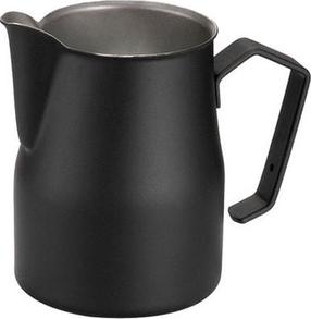 Puodelis pienui Motta, 750 ml, Ø 9.3 cm, juoda sp., nerūdijantysis plienas