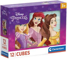 Klucīši Clementoni Disney Princess, daudzkrāsaina, 12 gab.