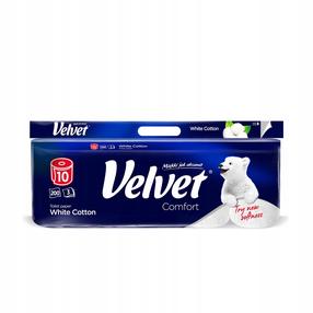 Tualetes papīrs Velvet, 3 sl, 10 gab.