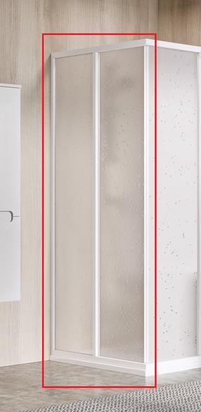 Dušas durvis Ravak SuperNOVA SRV2-90 195 S, 90 cm x 195 cm, pearl/plastmasas