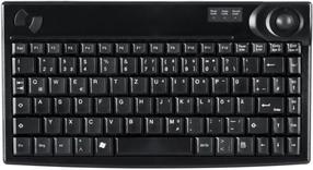 Laidinė kompiuterio klaviatūra CHERRY Active Key AK-440-TU, EN, juoda sp.