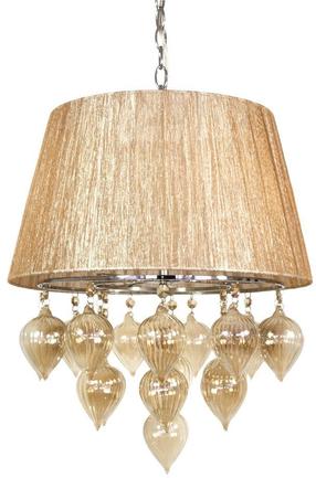 Lampa karināms Candellux Elissa, E14, 3 x 40 W, bēša krās. / -, 40 x 23 cm