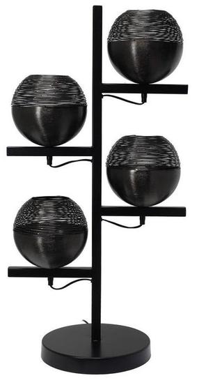 Stāvlampa Kayoom Eclipse 125, 25 W, E27, melna krās.