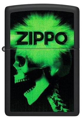 Tulemasin Zippo Cyber 48485, must v./roheline v.