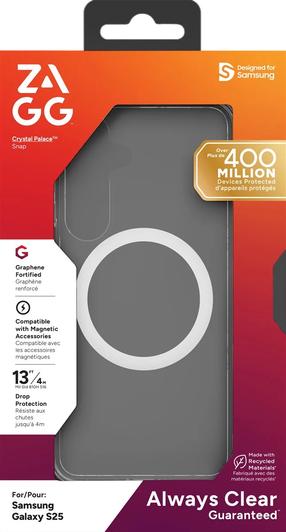 Telefoni ümbris ZAGG Samsung Galaxy S25 MagSafe Clear Protection Bundle, läbipaistev v., Samsung